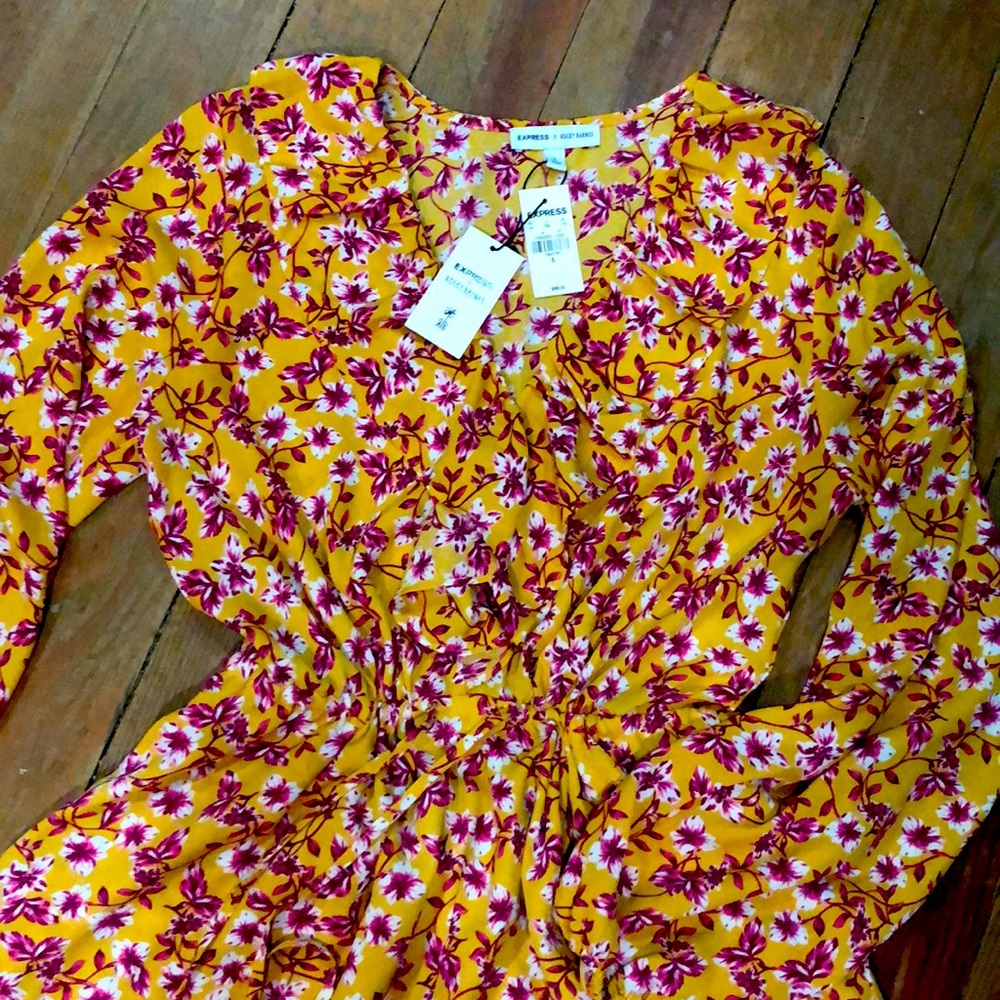 NWT Rocky Barnes Floral Jumpsuit